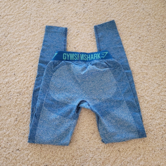 Gymshark Flex Blue Leggings - Picture 2 of 4